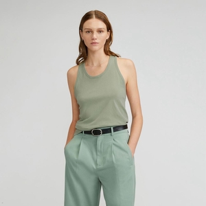 Debardeur Everlane The Air Racerback Vert Olive Femme | ZCC-40024475