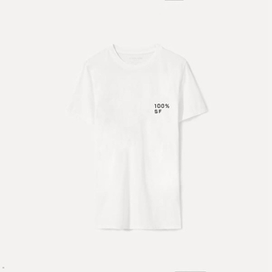 T Shirts Everlane The 100% Sf Coton Box-Cut Blanche Femme | GED-69342553