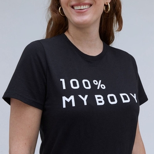 T Shirts Everlane The 100% My Body Box-Cut Noir Femme | NLU-43403225