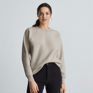 Sweats Everlane The Renew Fleece Raglan Grise Femme | LDA-85513643