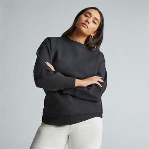 Chandails Everlane The Retrack Oversized Crew Noir Femme | GJA-13874183