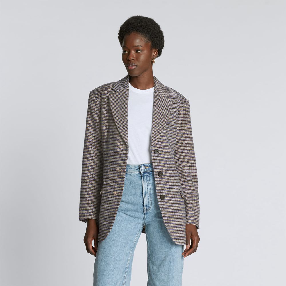 Blazer Everlane The Rewool ’80s Grise Femme | NSY-61602713