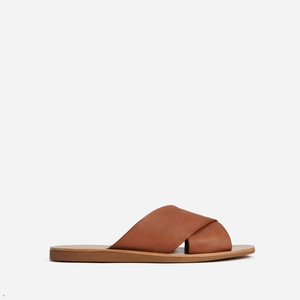 Sandales Everlane The Day Crossover Marron Femme | PGL-13032066