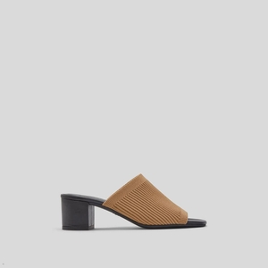 Talons Everlane The Glove Mule In Reknit Noir Femme | PQP-39547209