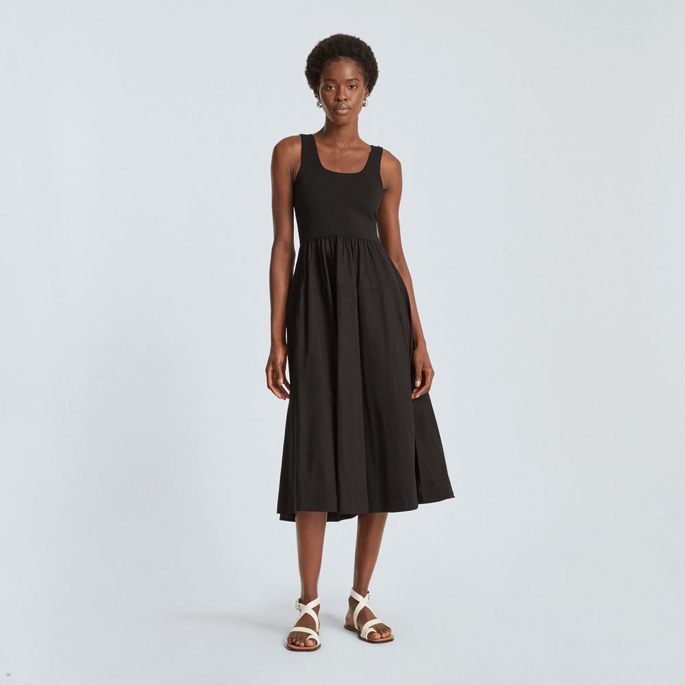 Peignoir Everlane The Riviera Noir Femme | IRA-97475889