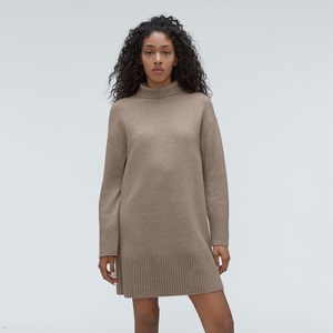 Peignoir Everlane The Cozy Stretch Turtleneck Marron Femme | KMB-15013030