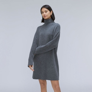 Peignoir Everlane The Cozy Stretch Turtleneck Grise Femme | KDN-13778505