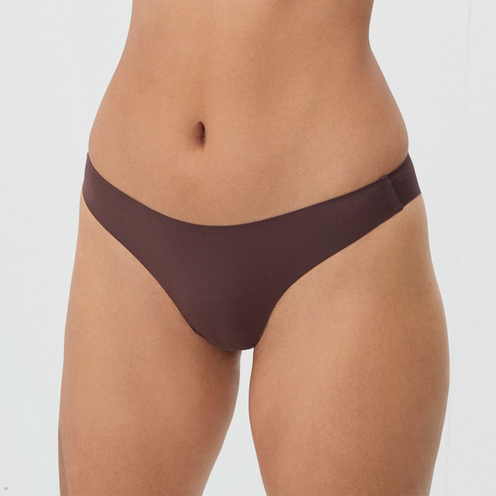 Sous Vêtement Everlane The Invisible Lanières Marron Foncé Femme | DZP-13432814