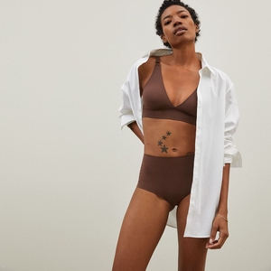 Sous Vêtement Everlane The Invisible High-Rise Hipster Marron Foncé Femme | IOK-81438111