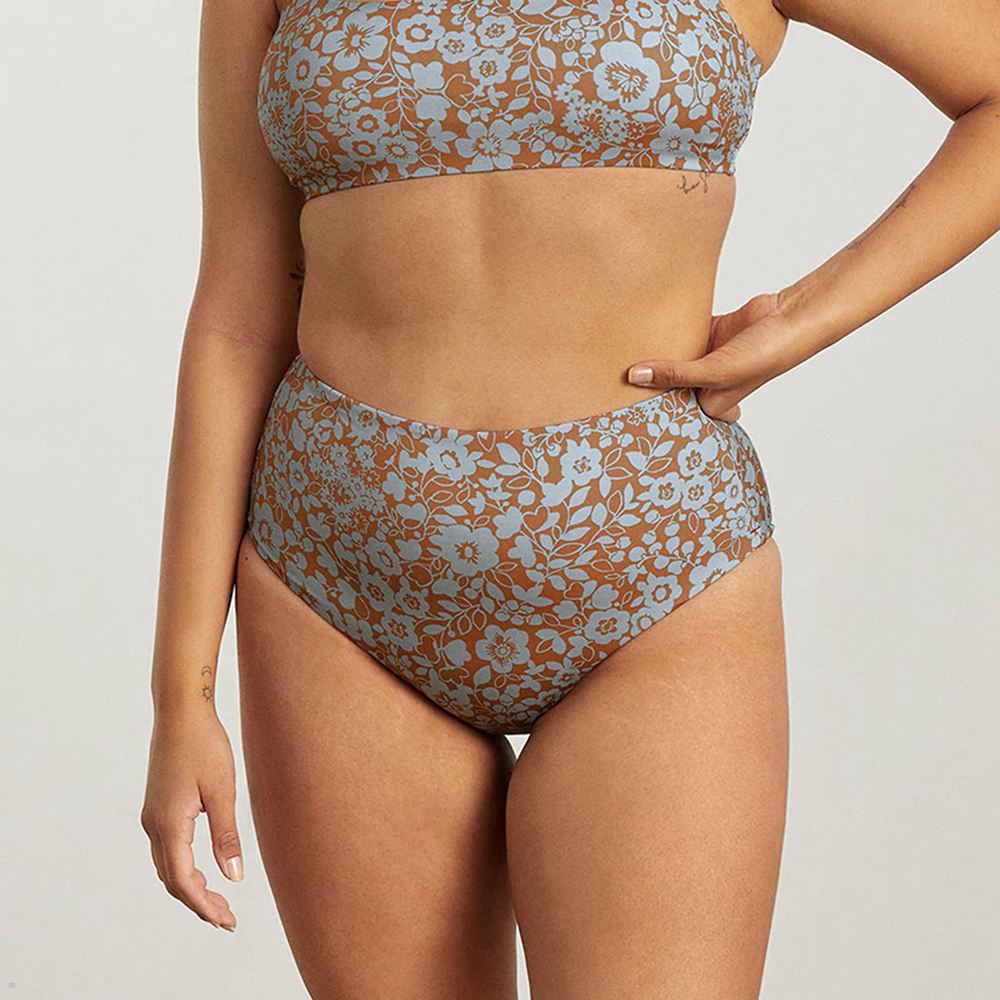 Maillots De Bain Everlane The High-Rise Hipster Bottom Orange Femme | REY-08066825