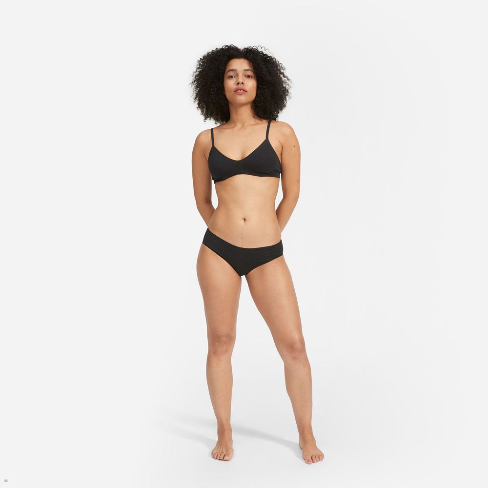 Soutien Gorge Everlane The Coton Noir Femme | GQL-64969377