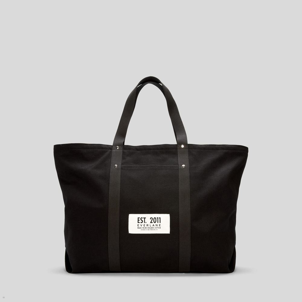 Sacs Everlane The Organic Tela Weekender Noir Femme | RJD-67771000