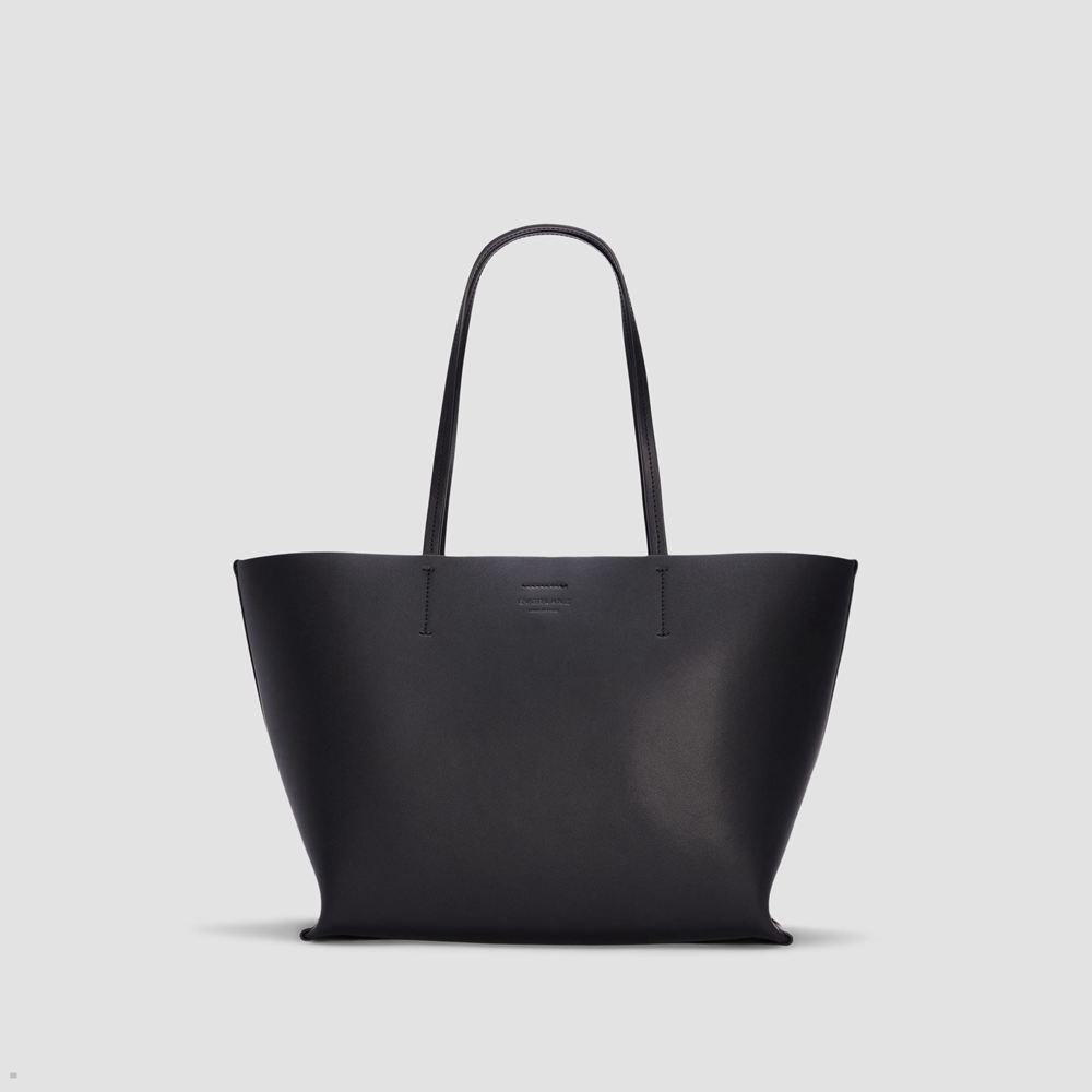 Sacs Everlane The Luxe Medium Italian Cuir Tote Noir Femme | TPK-80822929