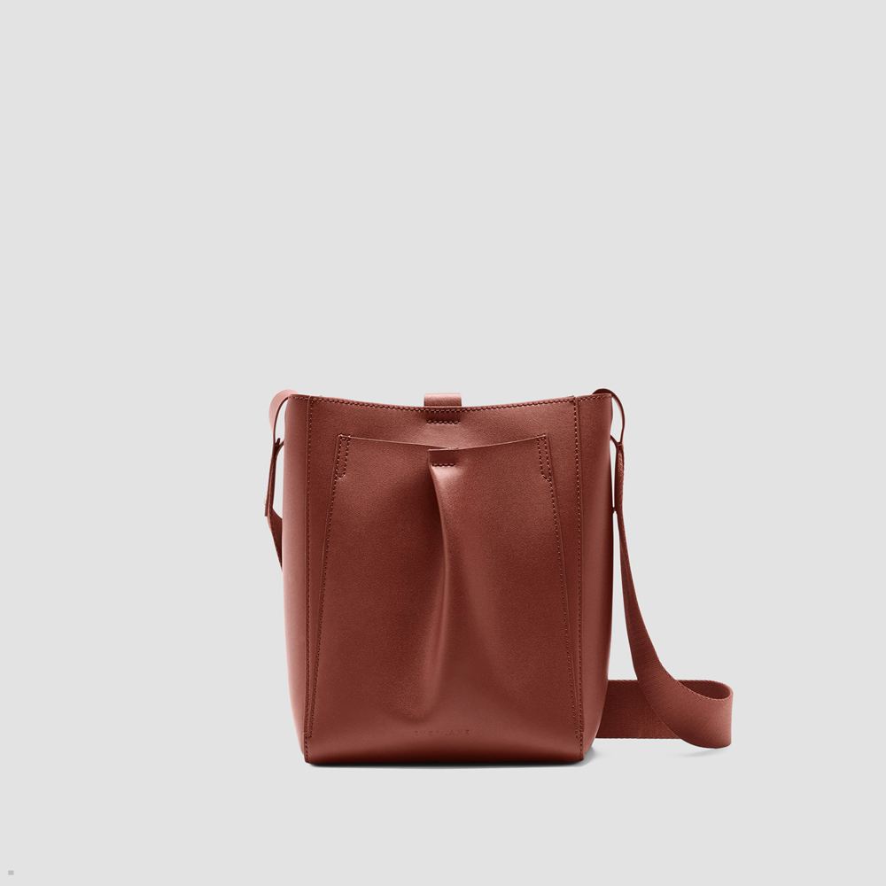 Sacs Everlane The Italian Cuir Mini Studio Marron Femme | MRE-88125090