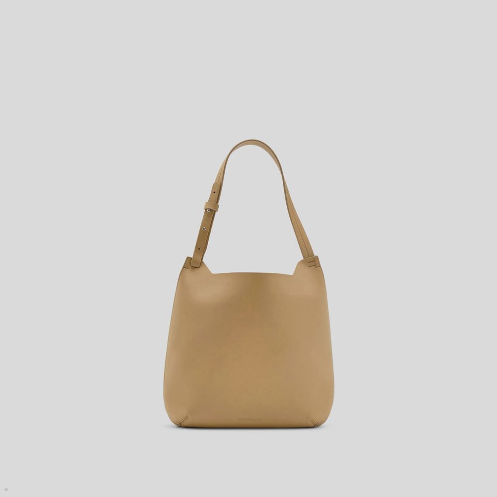 Sacs Everlane The Cactus Cuir Hobo Marron Femme | TGH-21733104