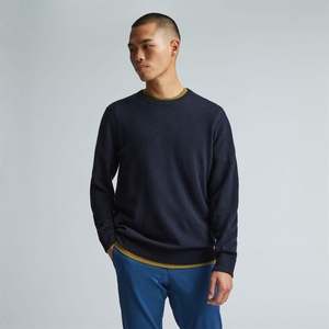 Chandails Everlane The Grade-A Cashmere Crew Bleu Marine Homme | TQK-56197999