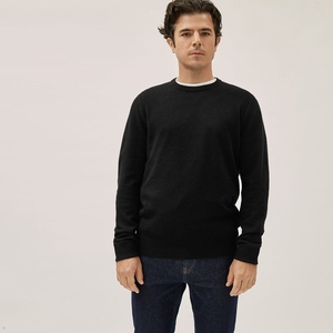 Chandails Everlane The Grade-A Cashmere Crew Noir Homme | FDF-30302600