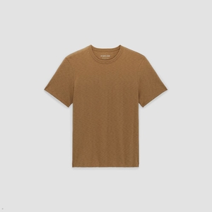 T Shirts Everlane The Good Earth Coton Slub Crew Marron Homme | GJJ-90589782