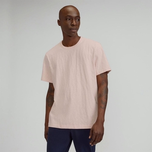 T Shirts Everlane The Good Earth Coton Slub Crew Rose Homme | BFZ-34504284