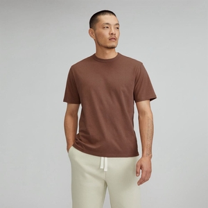 T Shirts Everlane The Everyone Relaxed Hemp Marron Homme | HRM-40611521