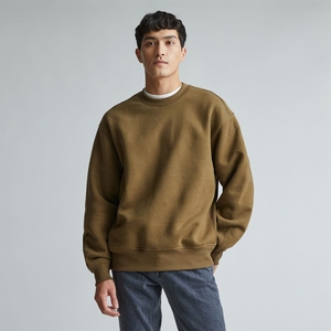 Sweats Everlane The Retrack Crewneck Vert Olive Homme | MCP-80776973