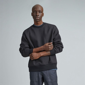 Sweats Everlane The Retrack Crewneck Noir Homme | SUX-89808983