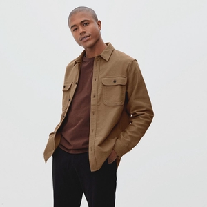 Chemises Everlane The Heavyweight Over Marron Homme | NPV-38202357