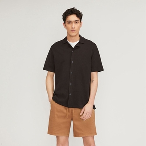 Chemises Everlane The Good Earth Coton Camp Noir Homme | GON-84858030