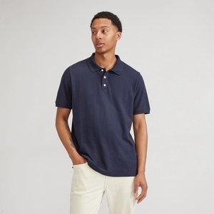 Polos Everlane The Good Earth Coton Bleu Marine Homme | ITW-62681067