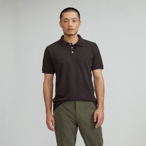 Polos Everlane The Good Earth Coton Noir Homme | QTC-40173337