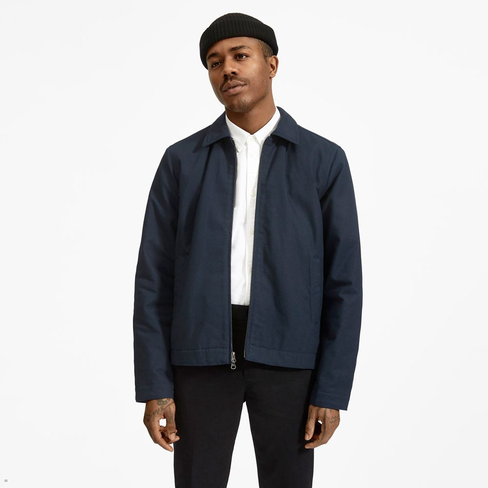 Vestes Everlane The Filled Tela Bleu Marine Homme | FGA-64455057