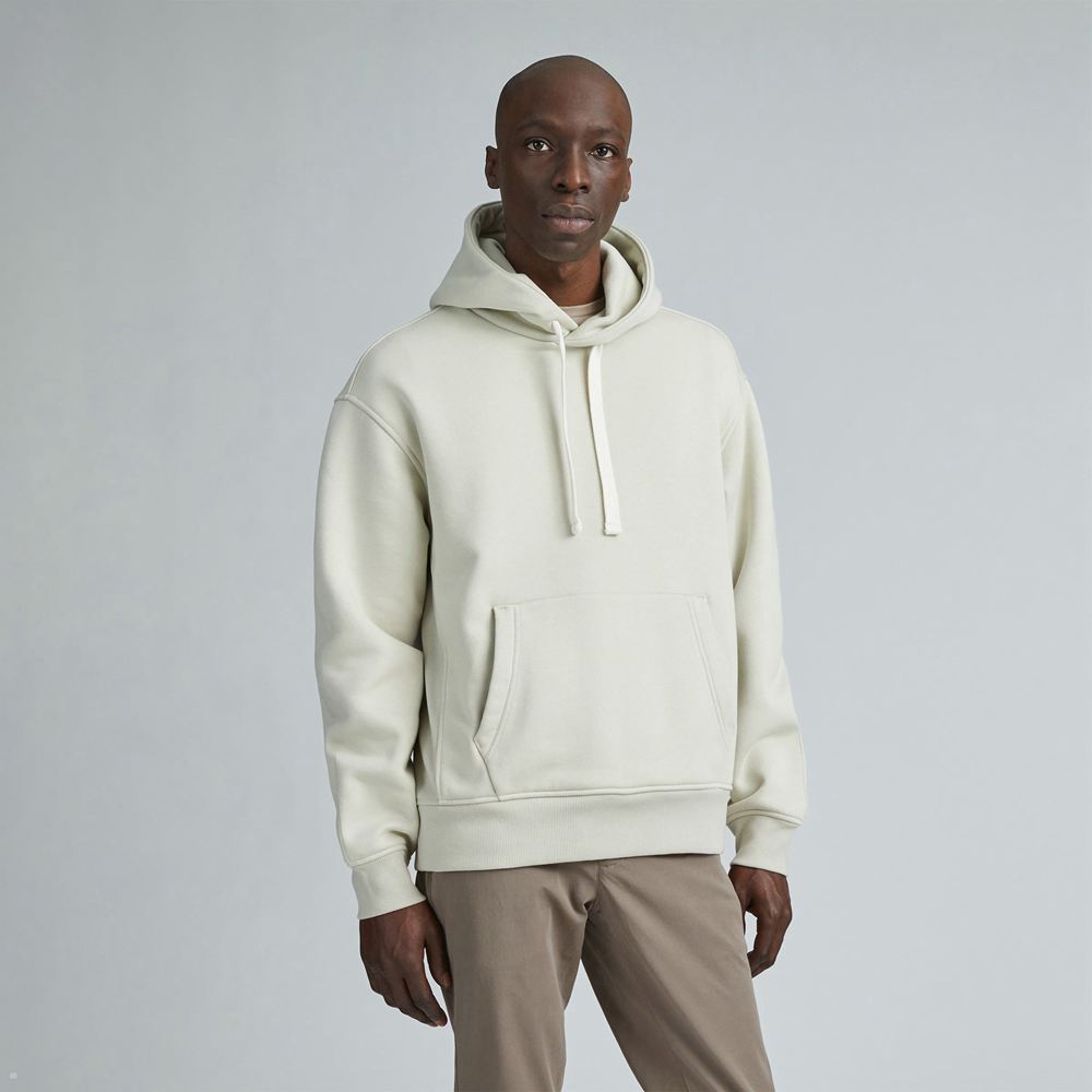 Sweat à Capuche Everlane The Retrack Blanche Homme | MWK-30453311