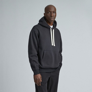 Sweat à Capuche Everlane The Retrack Noir Homme | OUW-87819321