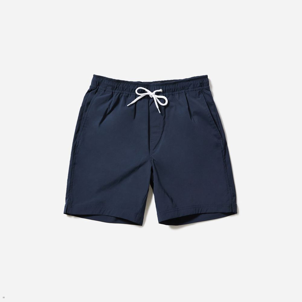 Shorts Everlane The Renew Swim Bleu Marine Homme | YQG-29346803