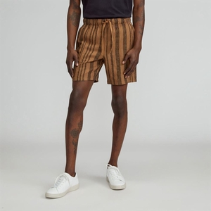 Shorts Everlane The Linen Easy Marron Noir Homme | PSQ-17920237