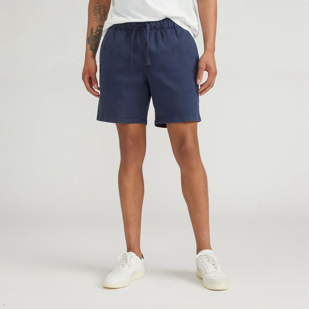 Shorts Everlane The Easy Bleu Marine Homme | VON-88229487