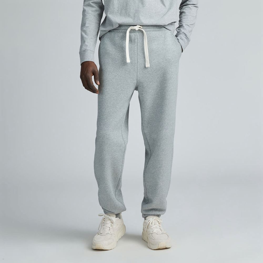 Pantalon Everlane The Retrack Sweat Grise Homme | GDU-49911109