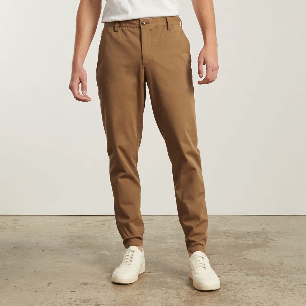 Pantalon Everlane The Performance Traveler Chino Marron Homme | RHA-73906497