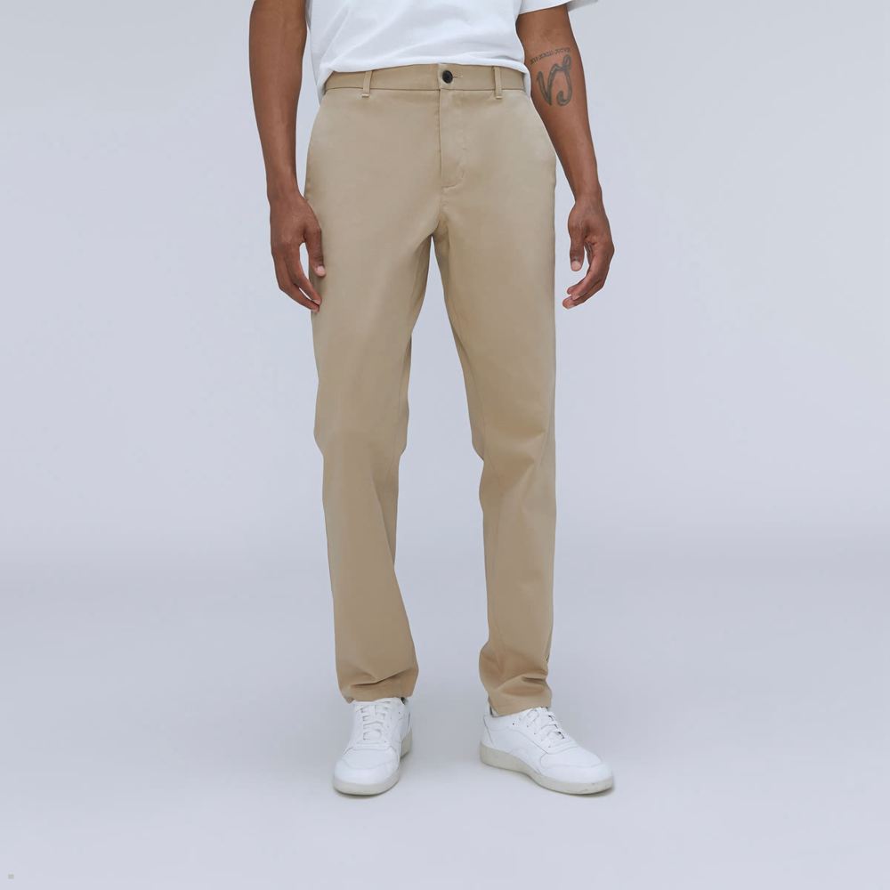 Pantalon Everlane The Performance Chino Kaki Homme | QPQ-42498498