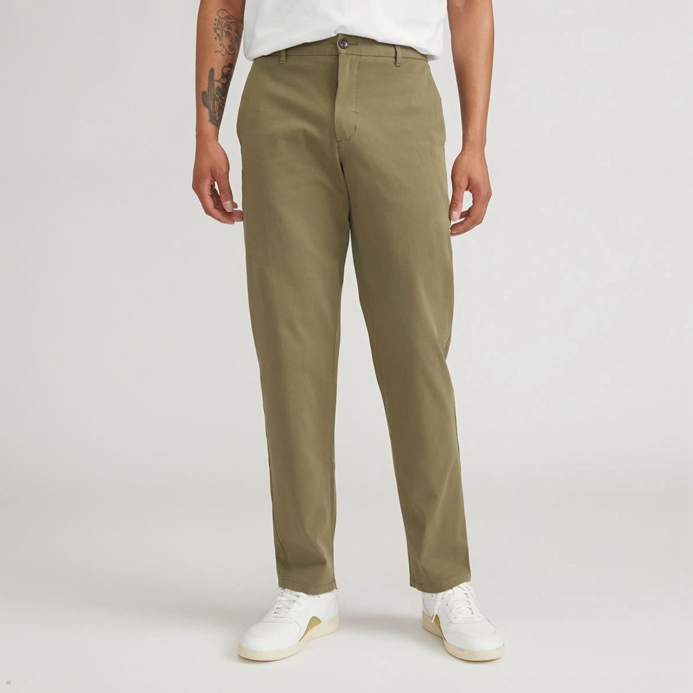 Pantalon Everlane The Performance Chino Vert Olive Homme | POF-30812146