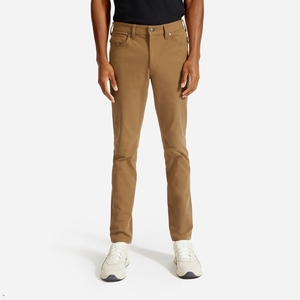 Pantalon Everlane The Performance 5-Pocket Marron Homme | LEY-54268779