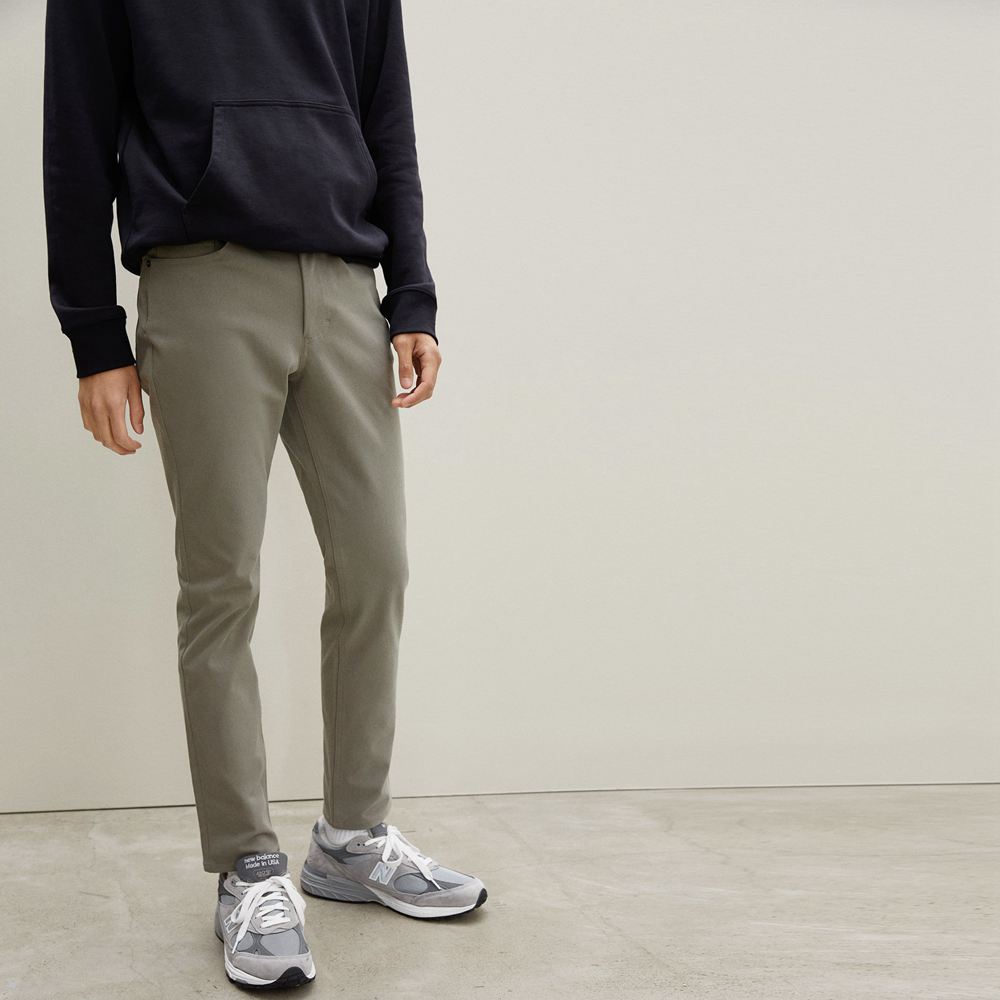 Pantalon Everlane The Performance 5-Pocket Vert Olive Homme | SUB-47820456