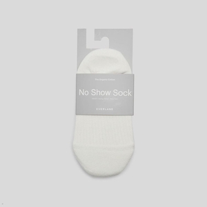 Chaussettes Everlane The Organic Coton No-Show 3-Pack Blanche Homme | REH-85953115