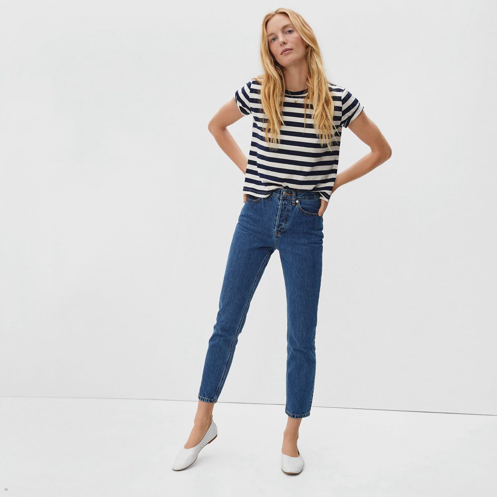 Jean Everlane The 90s Cheeky Bleu Femme | PLC-30427350