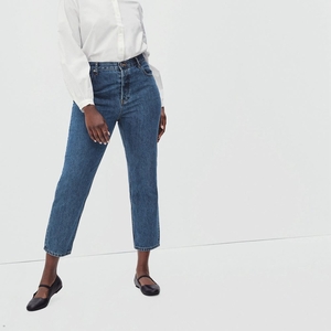 Jean Everlane The Curvy 90s Cheeky Bleu Femme | DXJ-06780446