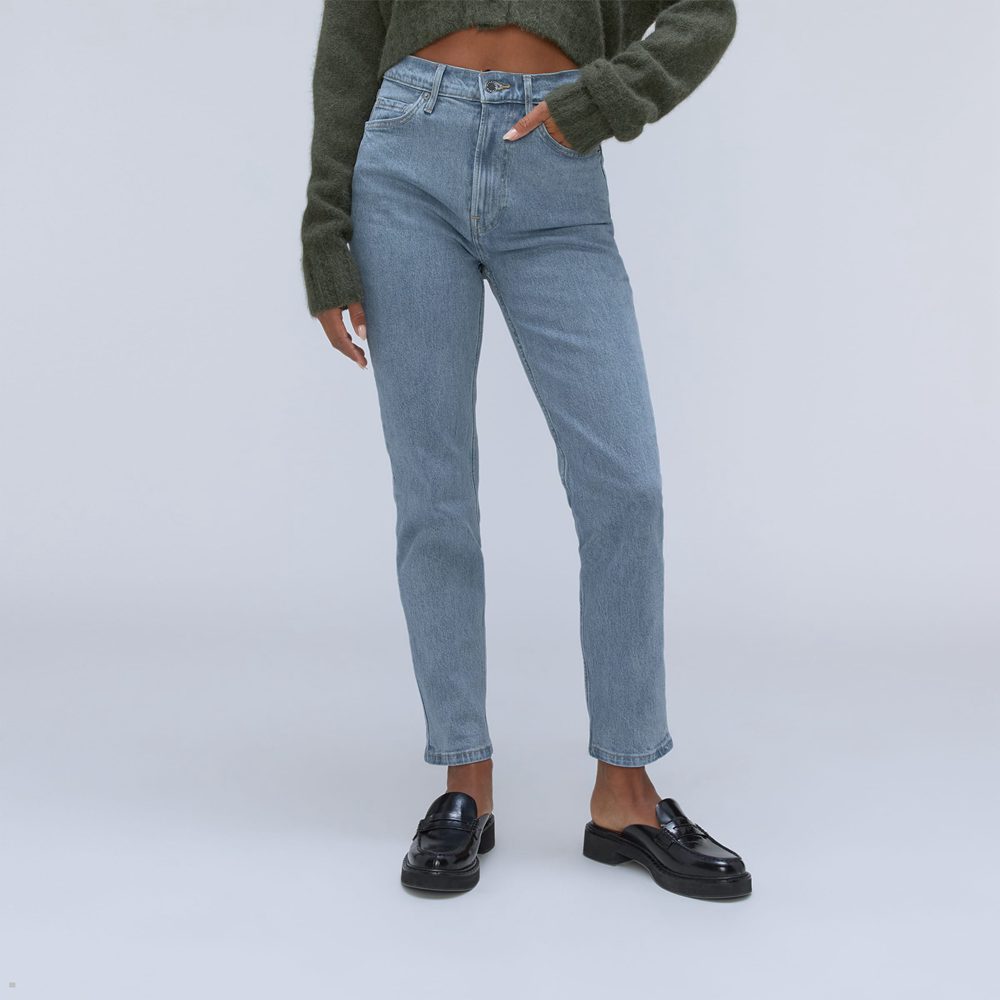 Jean Everlane The Original Cheeky Bleu Femme | YJE-53786211