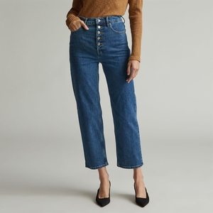 Jean Everlane The Way-High Bleu Femme | VKR-73836284