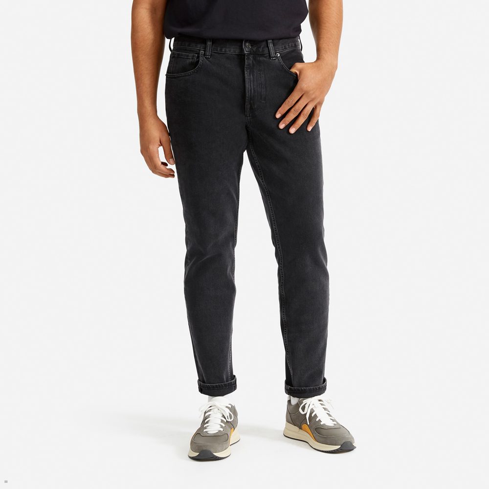 Jean Everlane The Athlétiques 4-Way Stretch Organic Noir Homme | ZYS-72840465