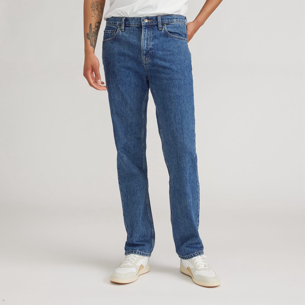 Jean Everlane The Authentic Droit Bleu Homme | YZE-97802662