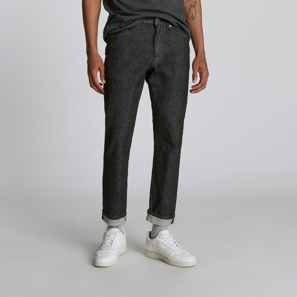 Jean Everlane The Selvedge Slim Fit Noir Homme | PNB-40007081